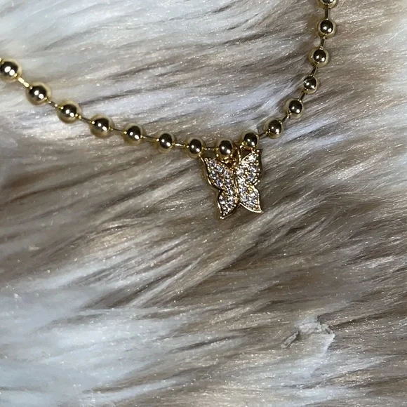 2for$20❤️Butterfly 🦋 necklace - Picture 5 of 6